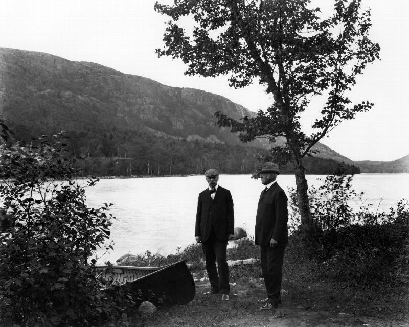 Former Harvard President Charles W. Eliot and founder of the Acadia National Park George B. Dorr.